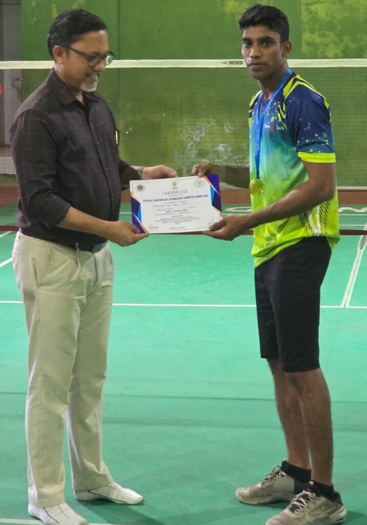 Photo from Sajid Khan Clinches Gold at 63rd National Maritime Day Badminton Boys Singles